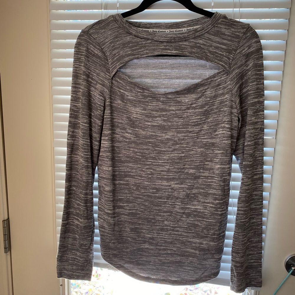Long sleeve peek a boo